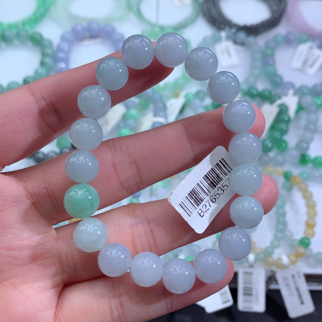 翡翠手链未镶嵌天然