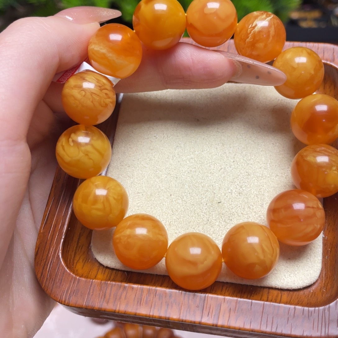 蜜蜡手链未镶嵌手串