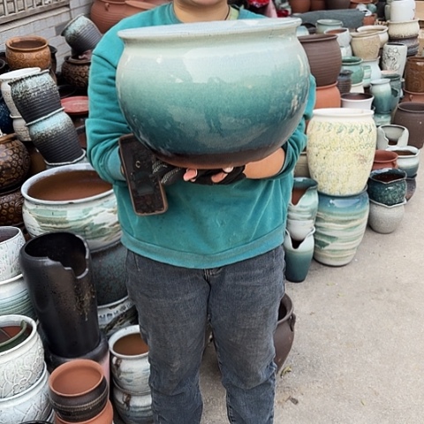 口32高24瑕疵盆子。