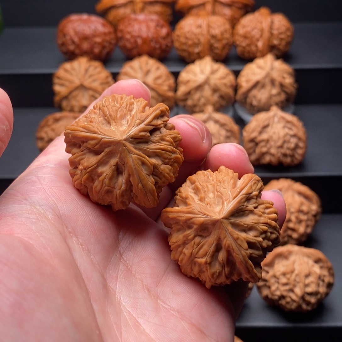 把件文玩核桃39尺全品御龙粗筋三棱