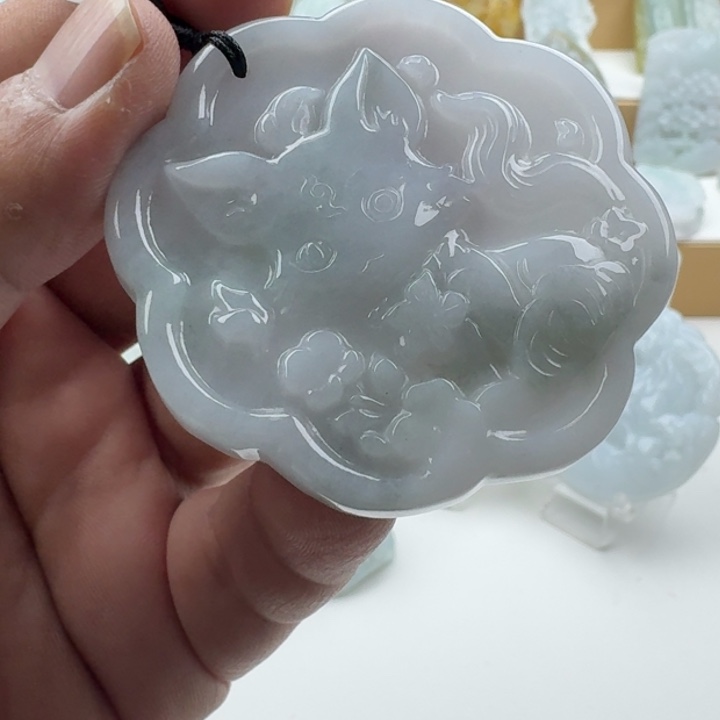 翡翠未镶嵌颈饰天然缅甸A货翡翠