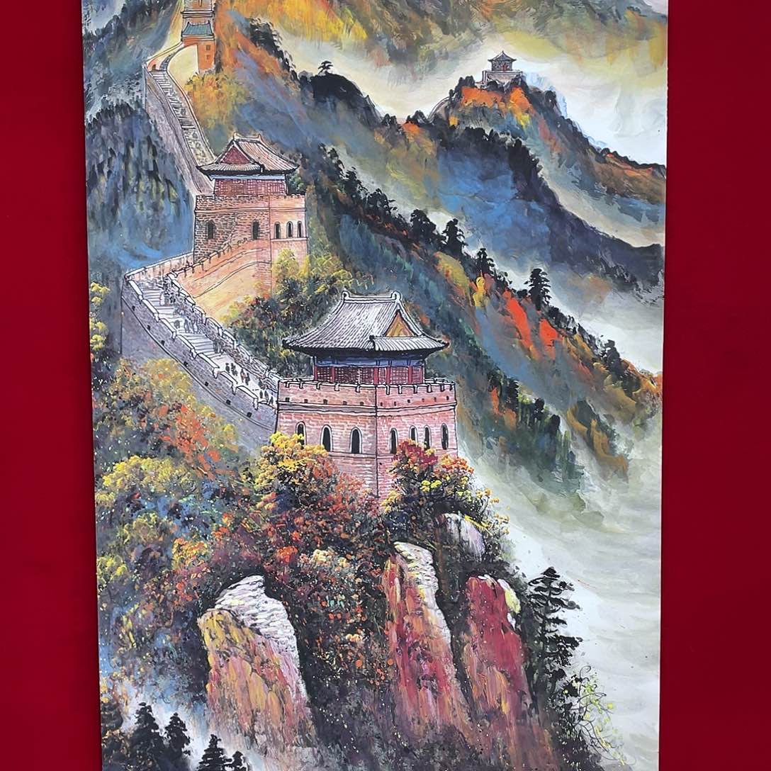 国画凌行志手绘作品