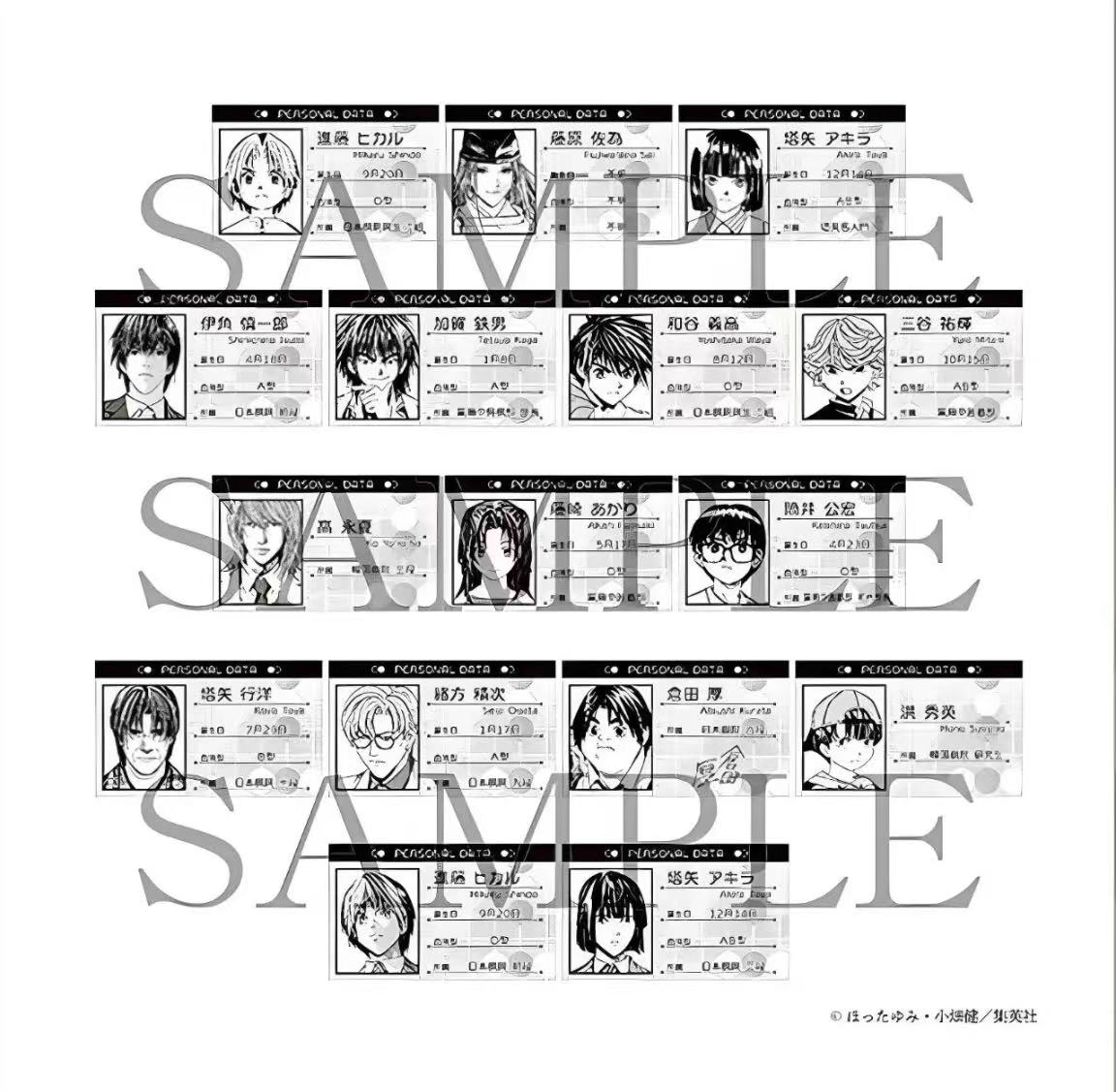 （代拆盲盒）棋魂原画展 名刺卡 冰箱贴 明信片（未成年禁止下单）