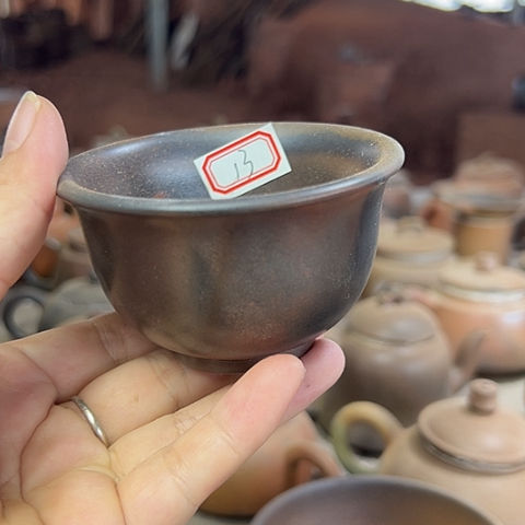 戬谷龙窑柴烧茶杯13