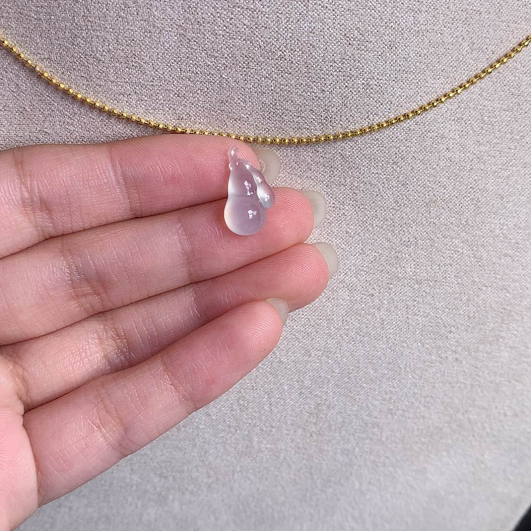 翡翠裸石缅甸天然A货翡翠冰种葫芦