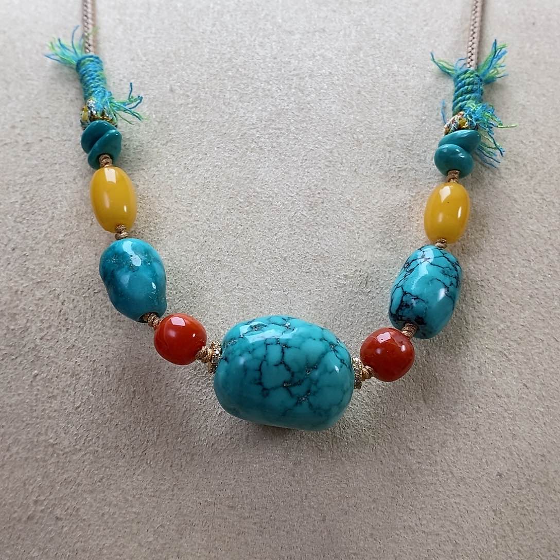 未镶嵌绿松石珠宝奇石