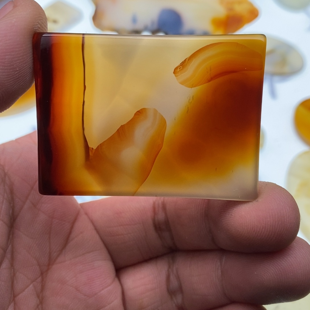 玛瑙/玉髓牌子足银镀金镶嵌