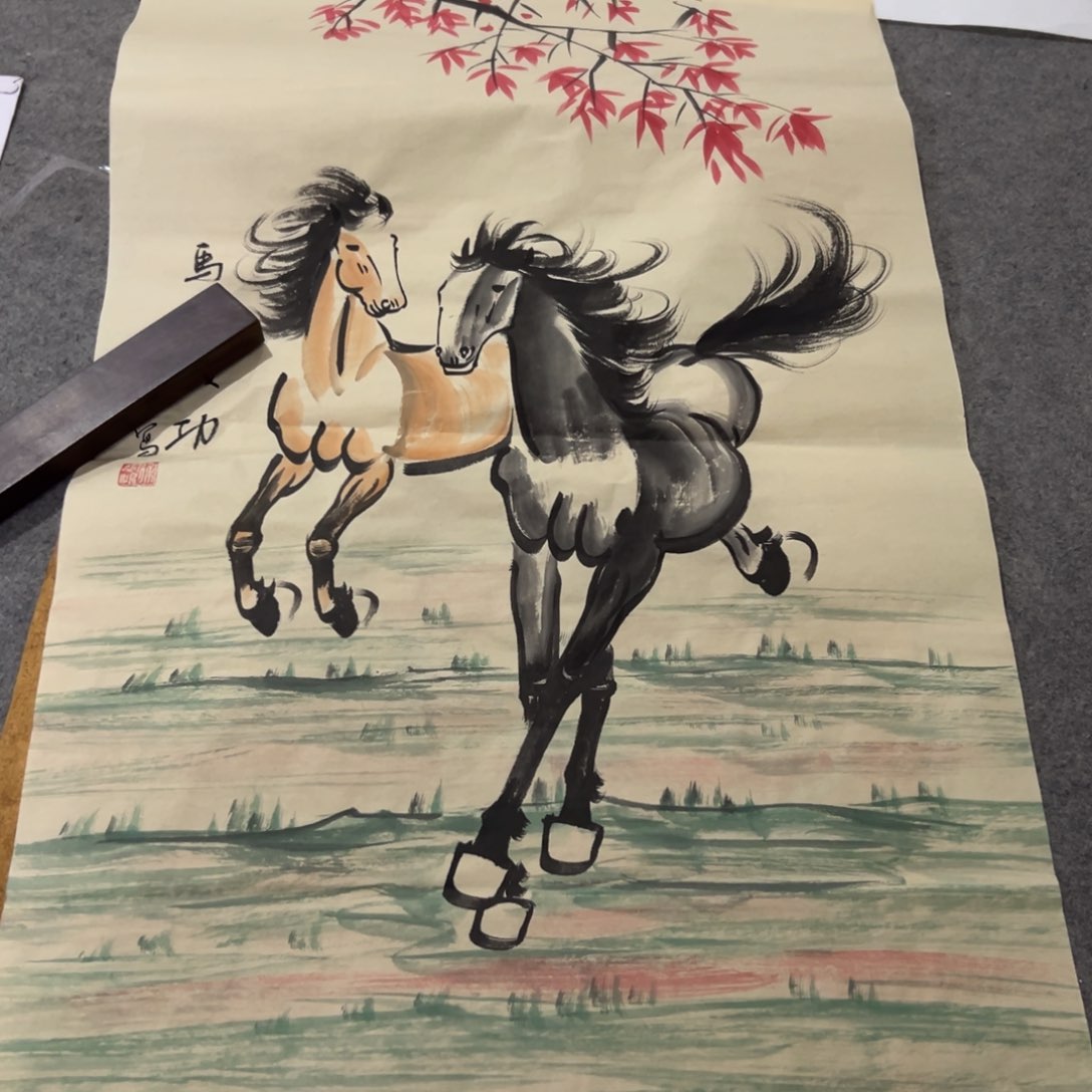 国画国画作品画心一张