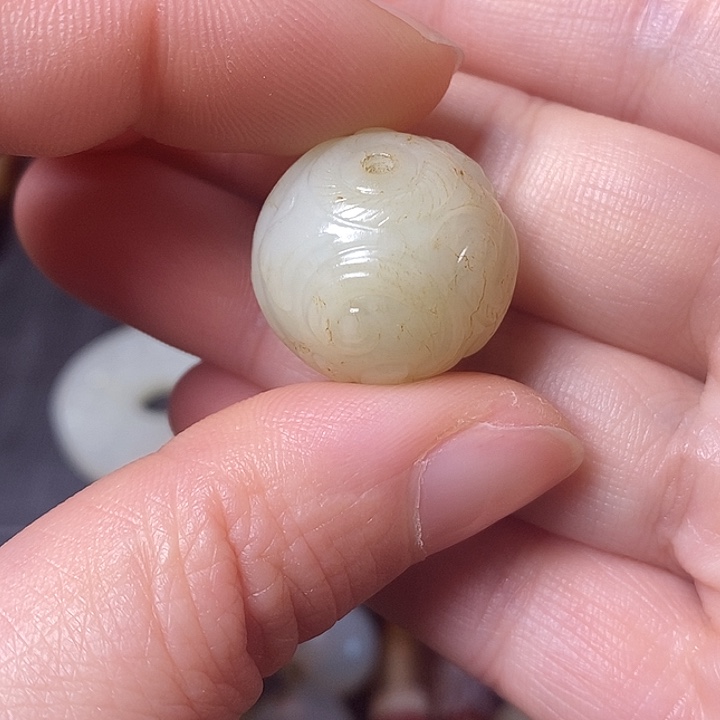 和田玉（糖玉）车挂未镶嵌用****1