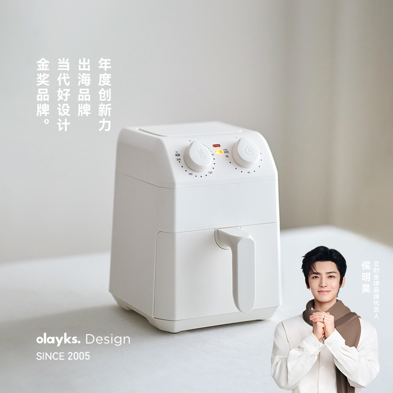 olayks立时3L家用空气炸锅小型电烤箱不粘无油烘焙多功能空气炸锅