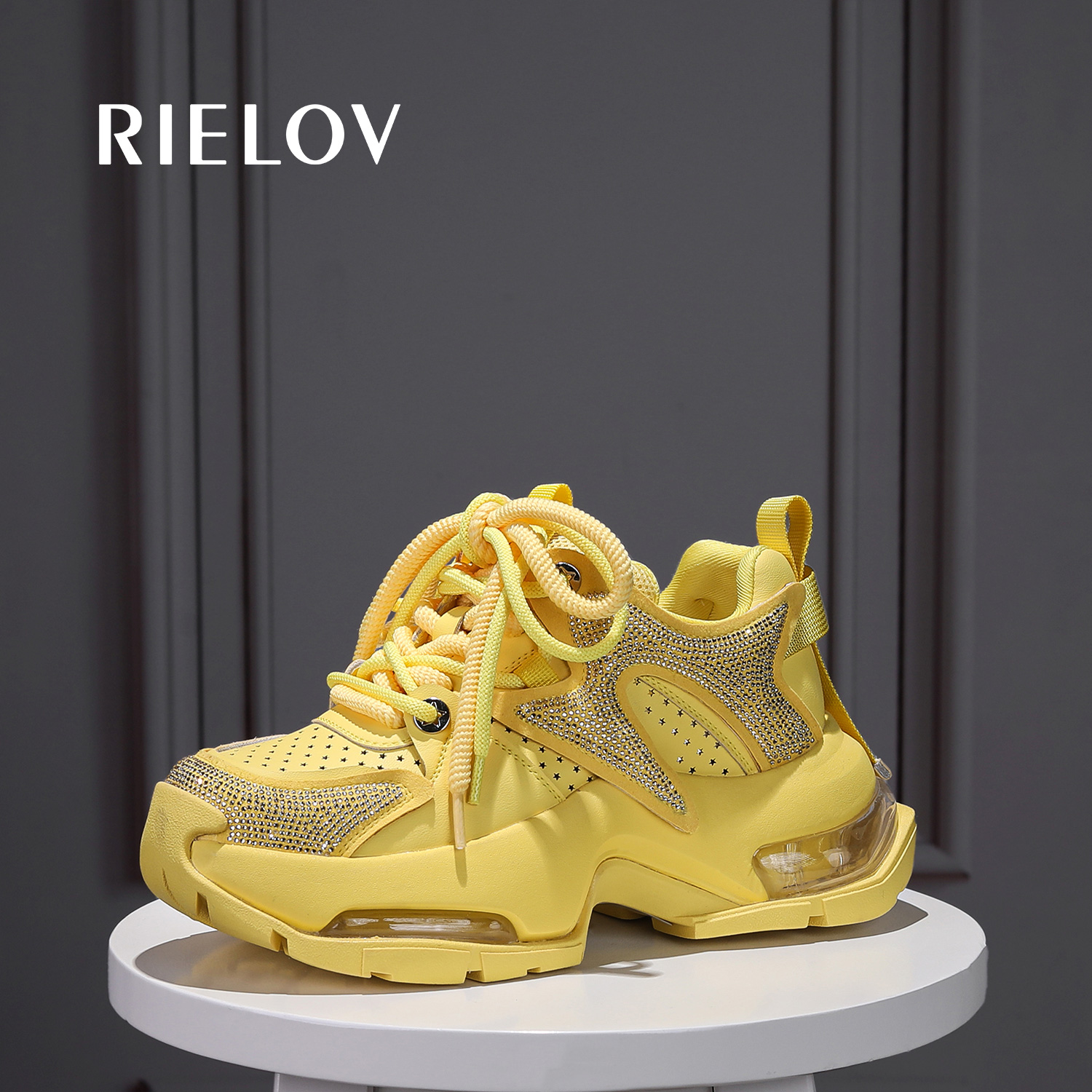 丽丽●RIELOV增高6.5cm时尚潮流小众原创百搭女士休闲鞋25569