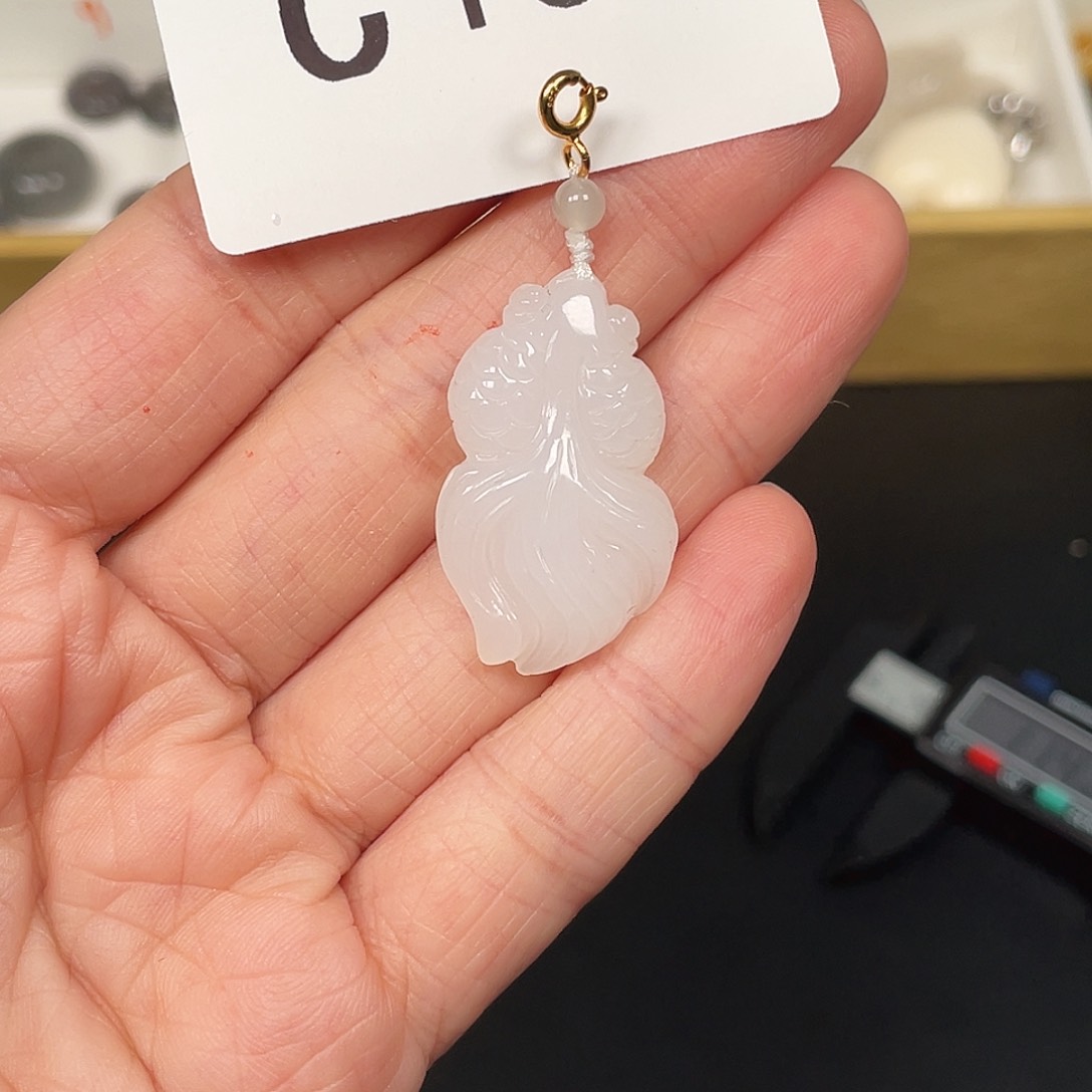 和田玉珠宝半成品未镶嵌C162