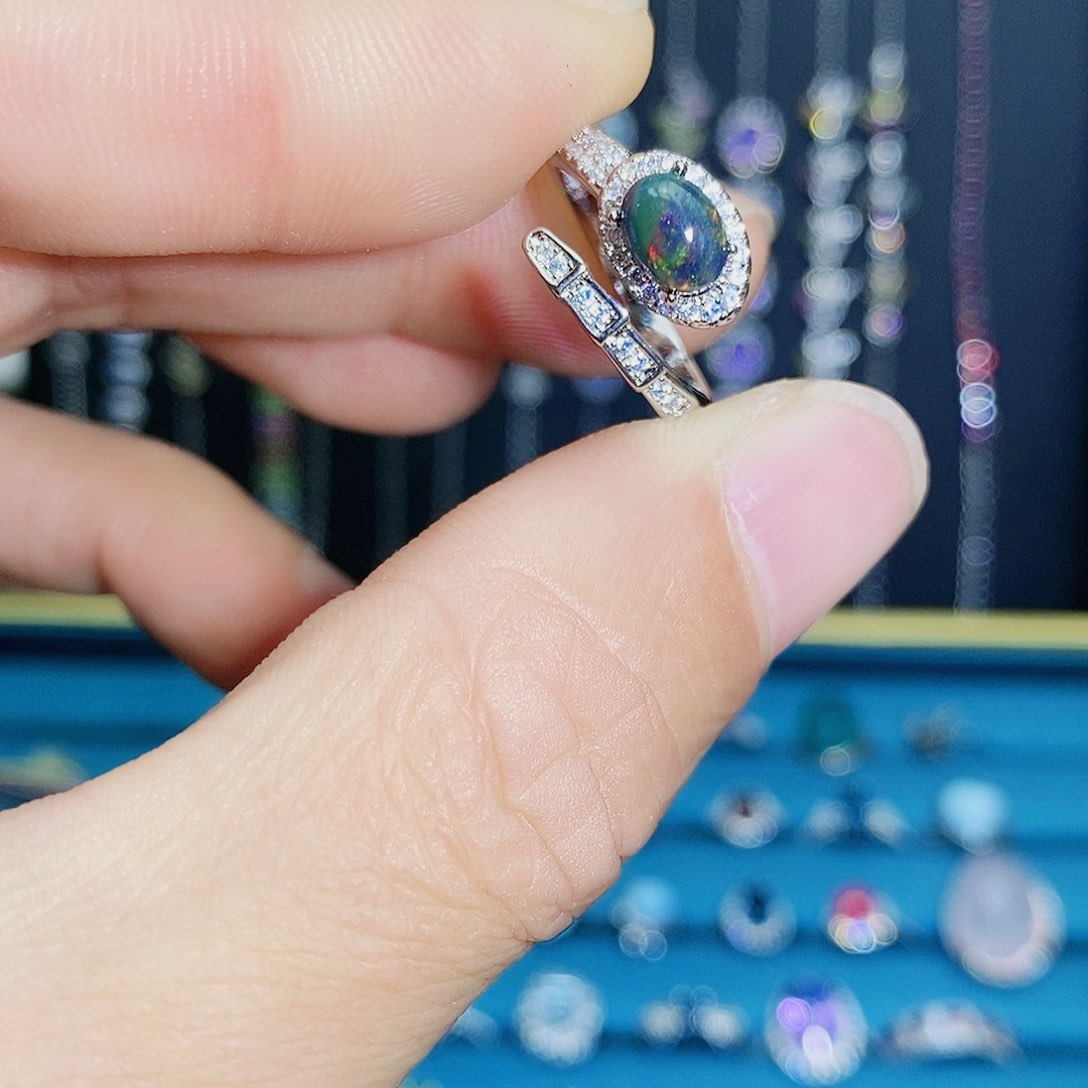 紫晶珠宝半成品银S925镶嵌