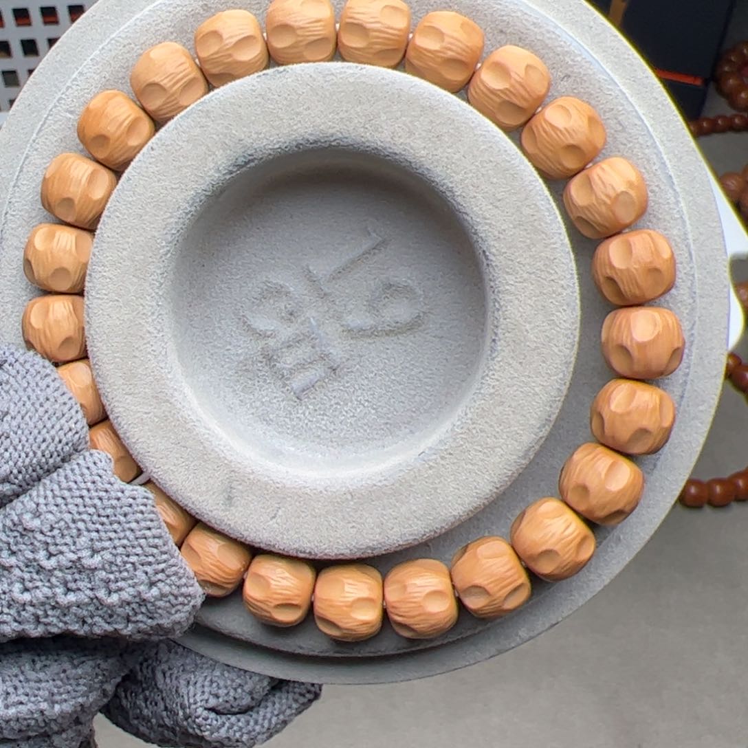 猴头核桃手串百香籽