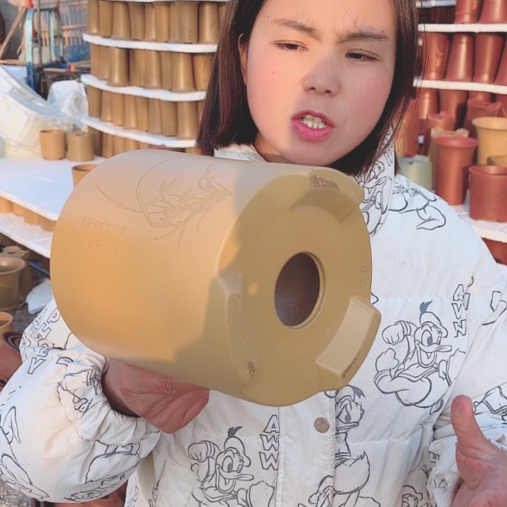 宜兴紫砂精品花盆 