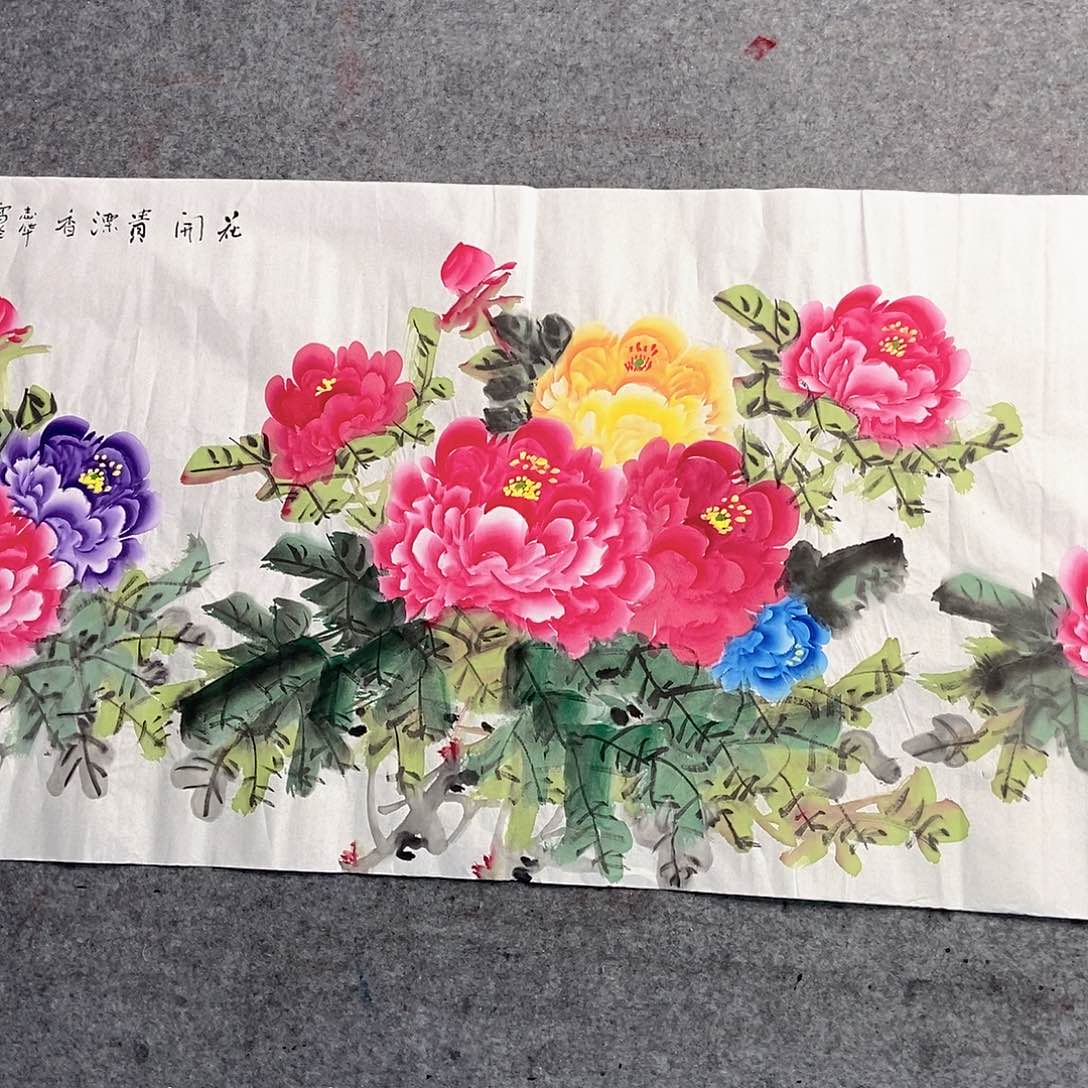 国画原创作品花鸟