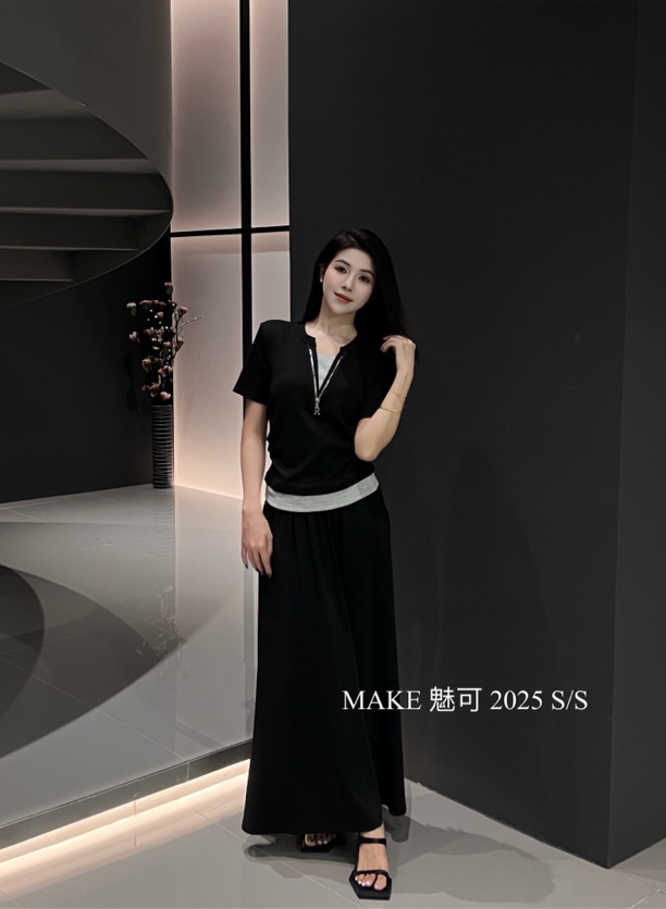 MK#95578夏季福利高品质套装半身裙+上衣，衣长：55cm，裙长：90cm