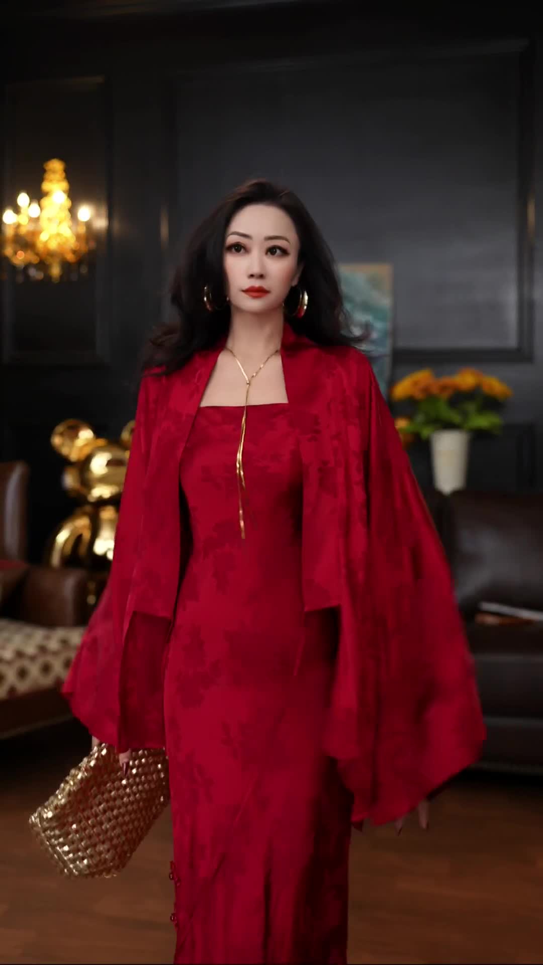 【榕悦】夏季新款新中式雍容华贵高奢气质套装SW1077+SW1079