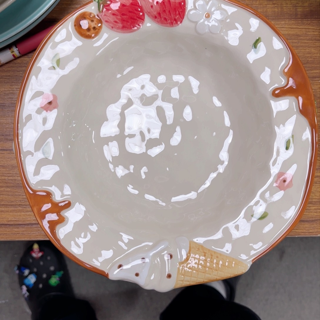 陶海派甜心9.25草帽盘