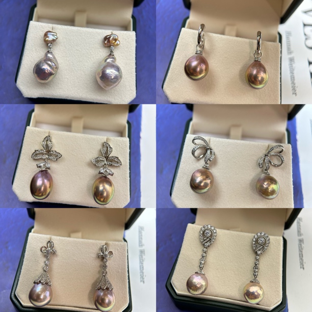 淡水珍珠耳钉 彩色糖纸皱巴耳饰 炫彩光极光牛油果色多样性发其一