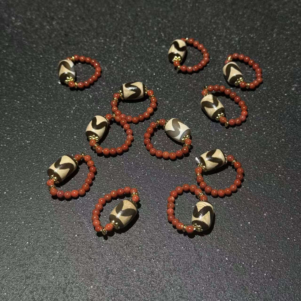 【祁恩水晶】玛瑙DIY戒指DS102701-多样性发其一