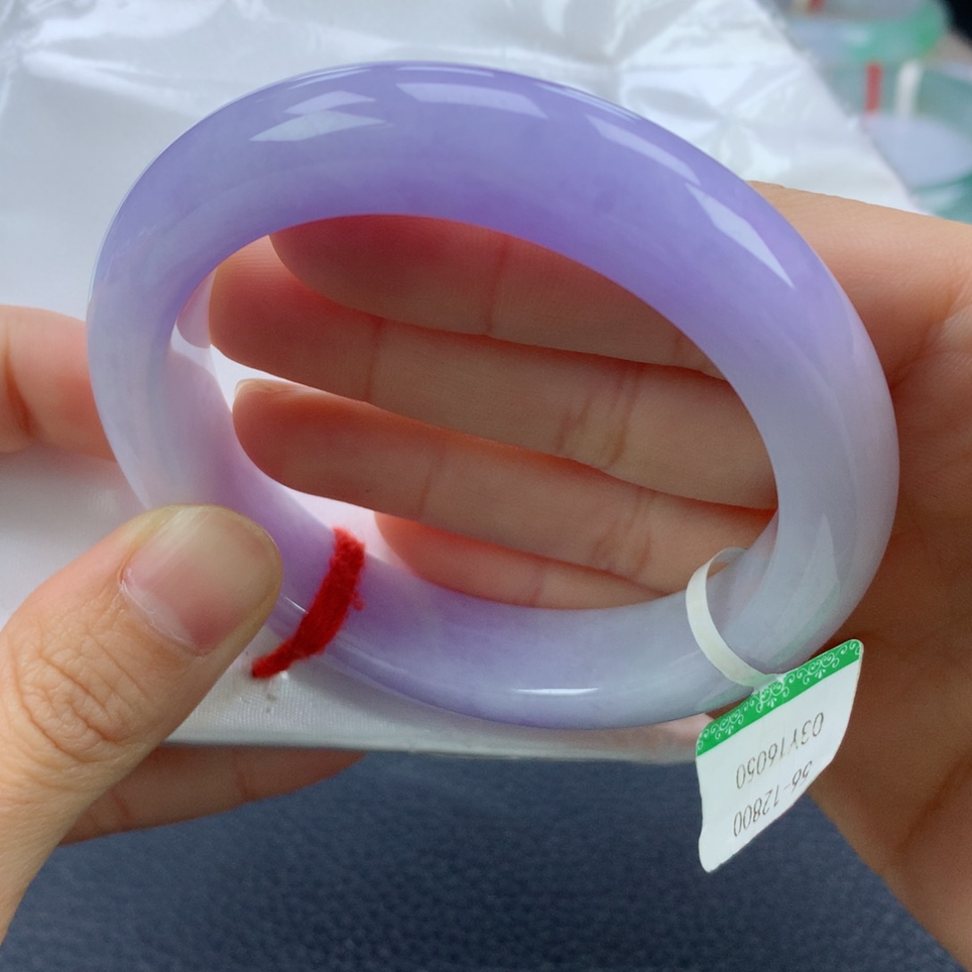 翡翠手镯未镶嵌56.9正