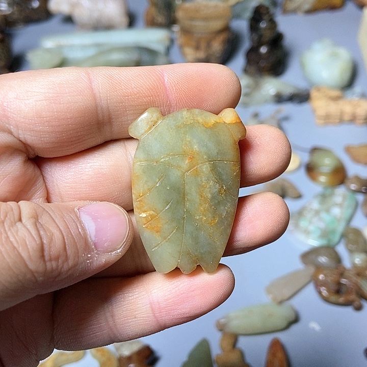 和田玉未镶嵌颈饰246