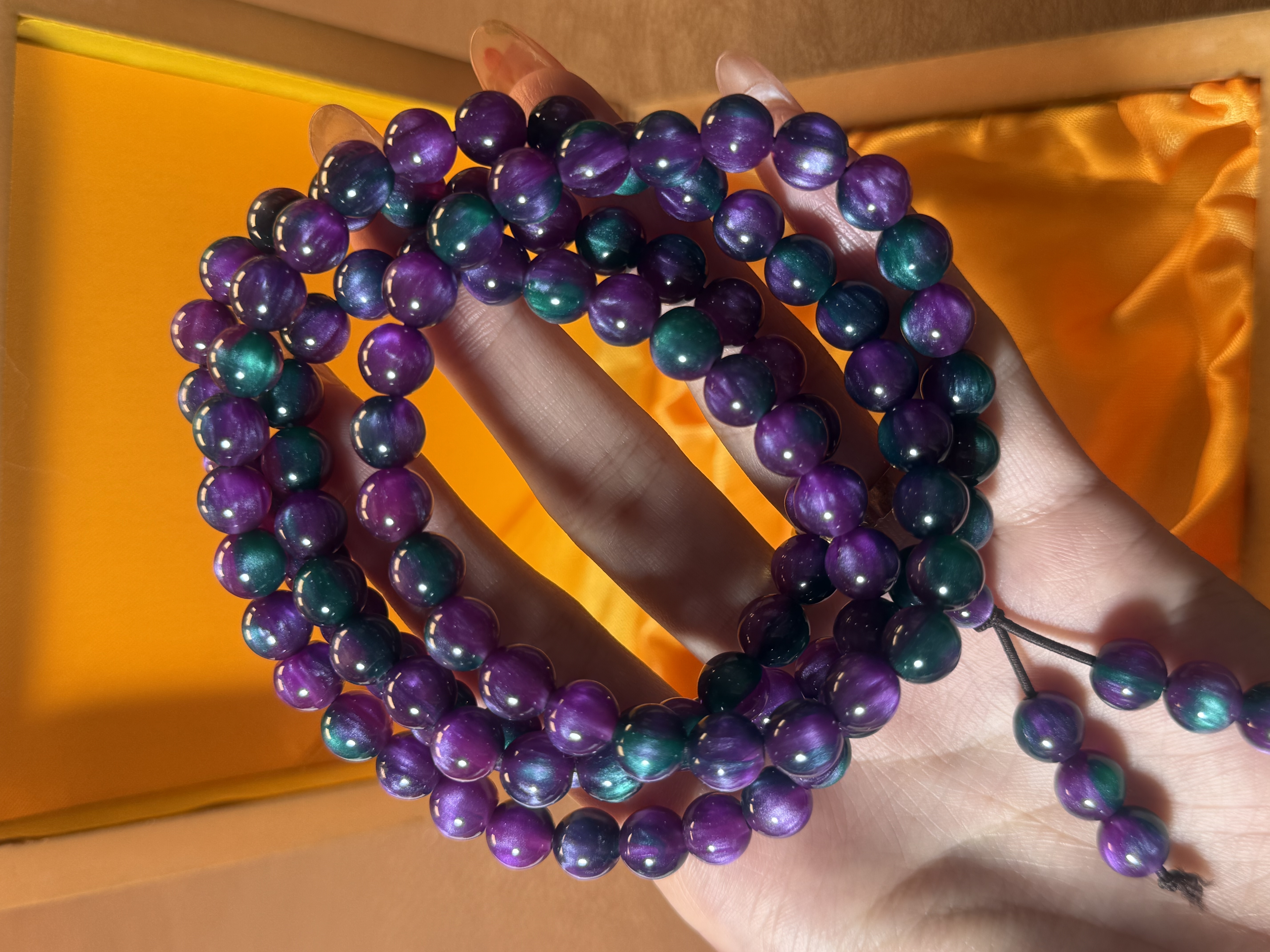 0.8紫罗兰菩提脖挂【1519】无礼盒