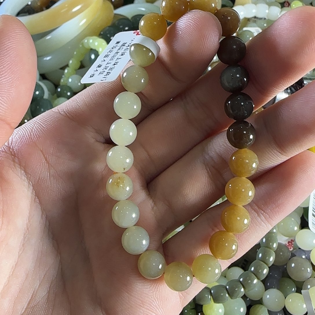 和田玉手链未镶嵌256