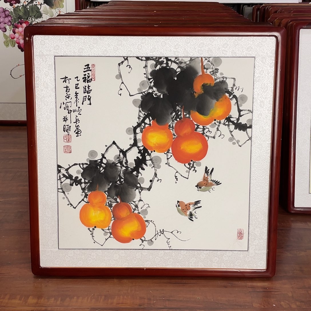 国画带框尺寸63*63厘米