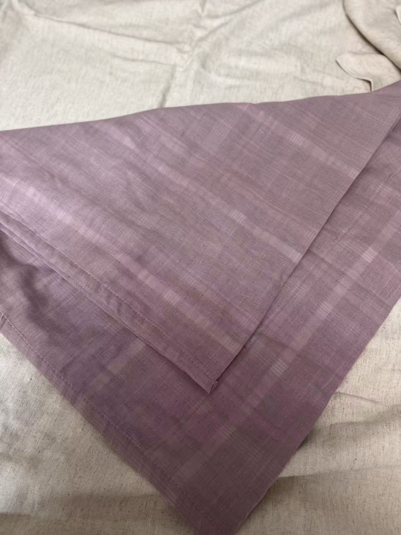 《丁香谷》出口原单四层高含量罗布麻➕汉麻纱布「当披肩，也可当浴巾」