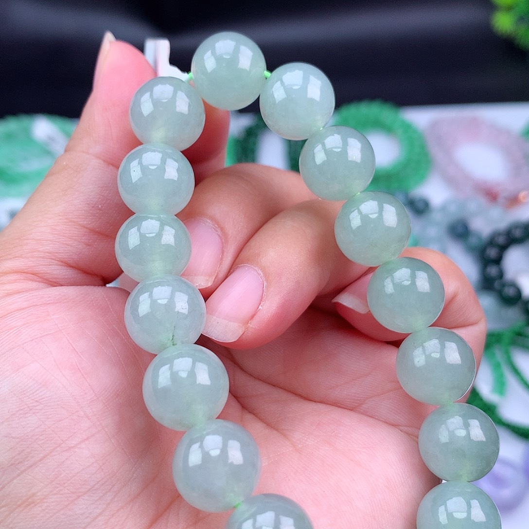 未镶嵌手链翡翠手串