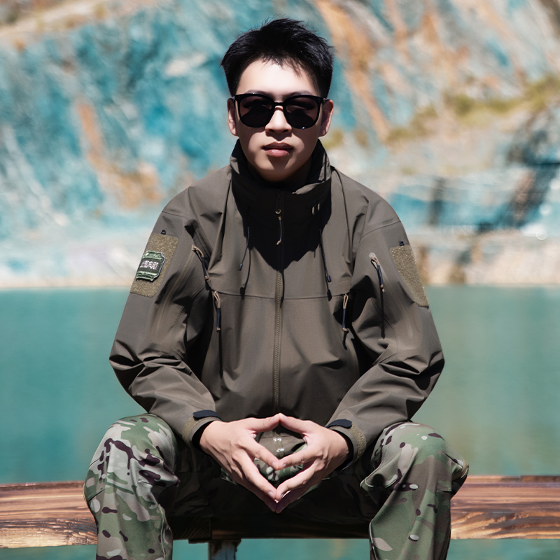 【EPE膜】军鸟gen2.2硬壳冲锋衣超强防风防水透气适合户外登山活动