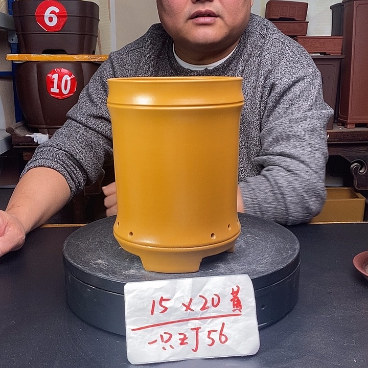 紫砂花盆货号一只ZJ56