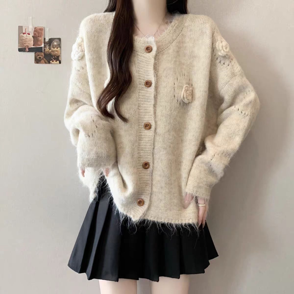  秋冬套头宽松百搭针织慵懒风401-600