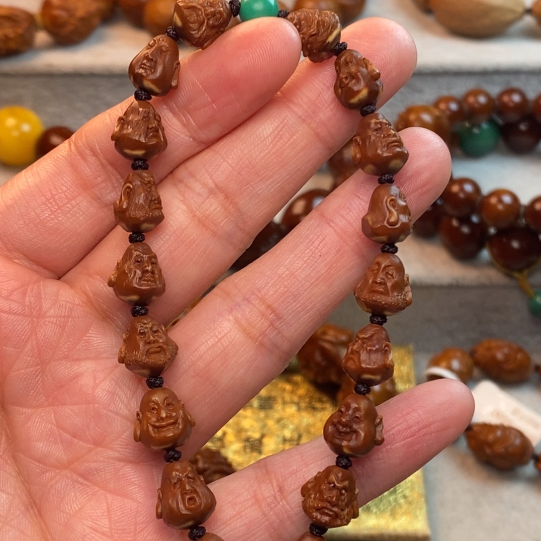 手串/手链橄榄核0.9飞扬核尖罗汉手串