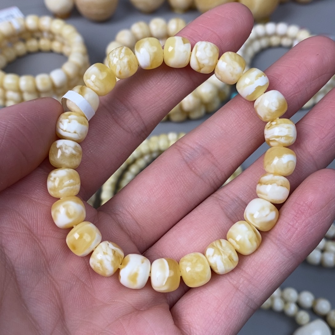 琥珀珠宝奇石未镶嵌国**华9mm