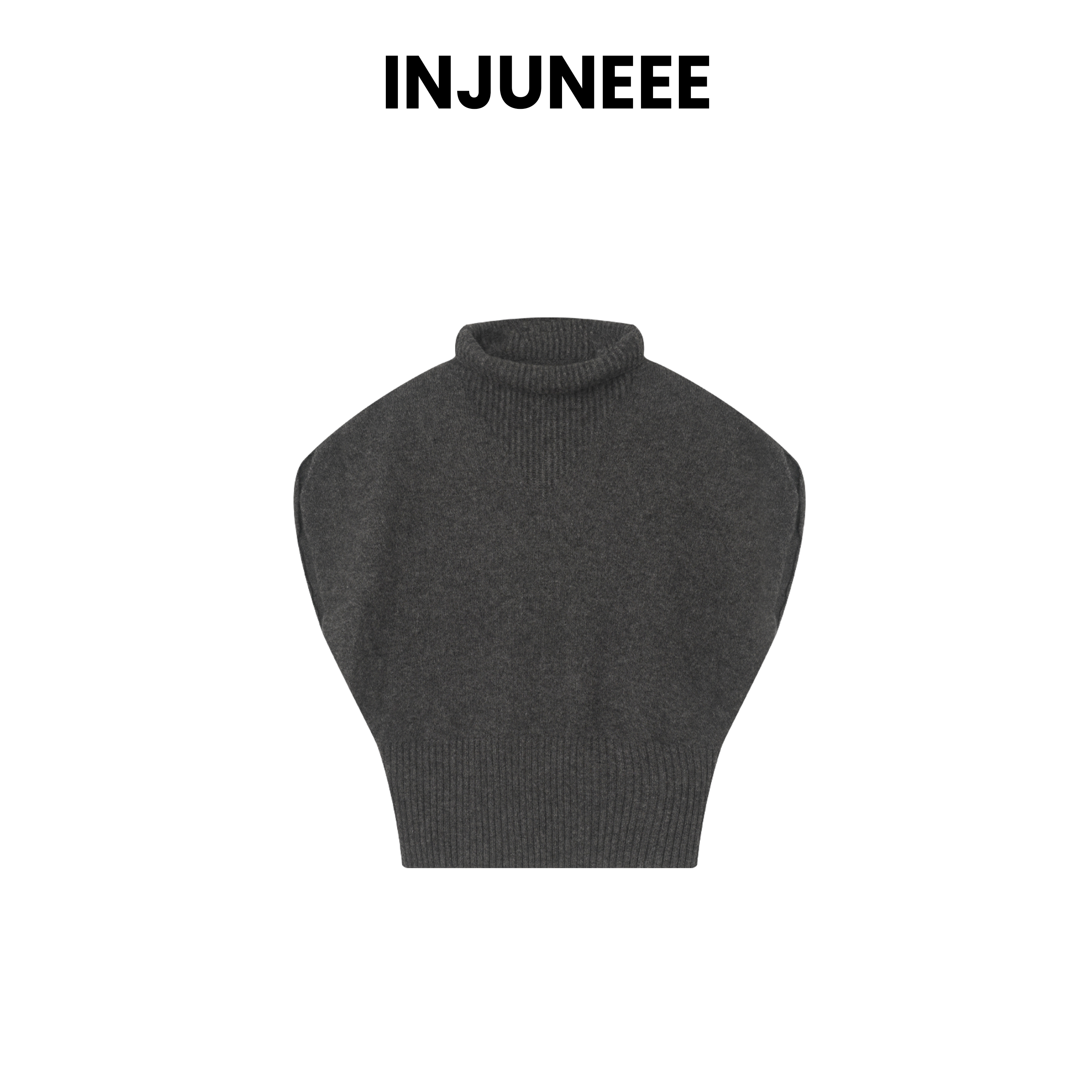 【奥菲莉亚】2025新款秋冬羊绒羊毛高领无袖针织女气质高级感5066