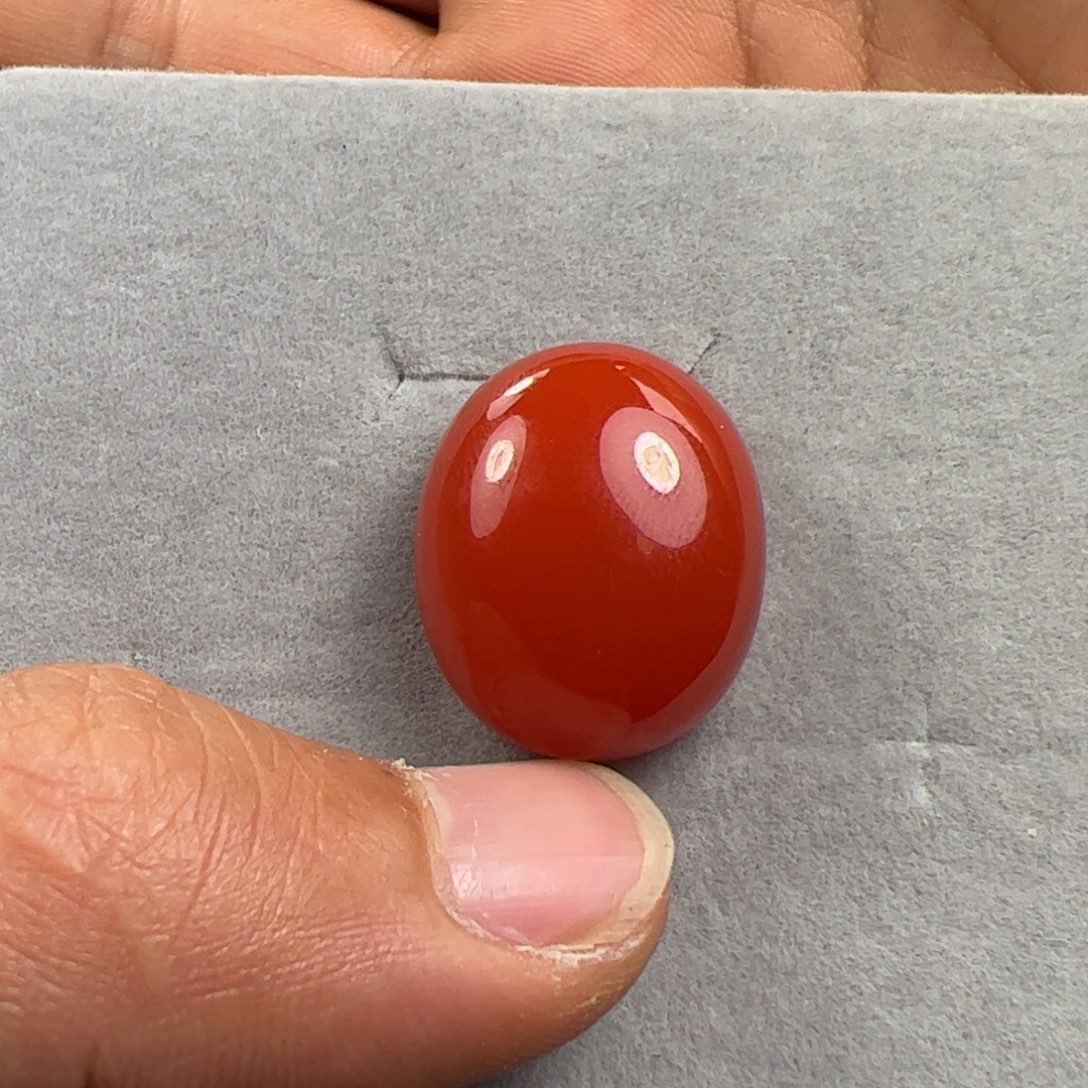 南红玛瑙戒面未镶嵌