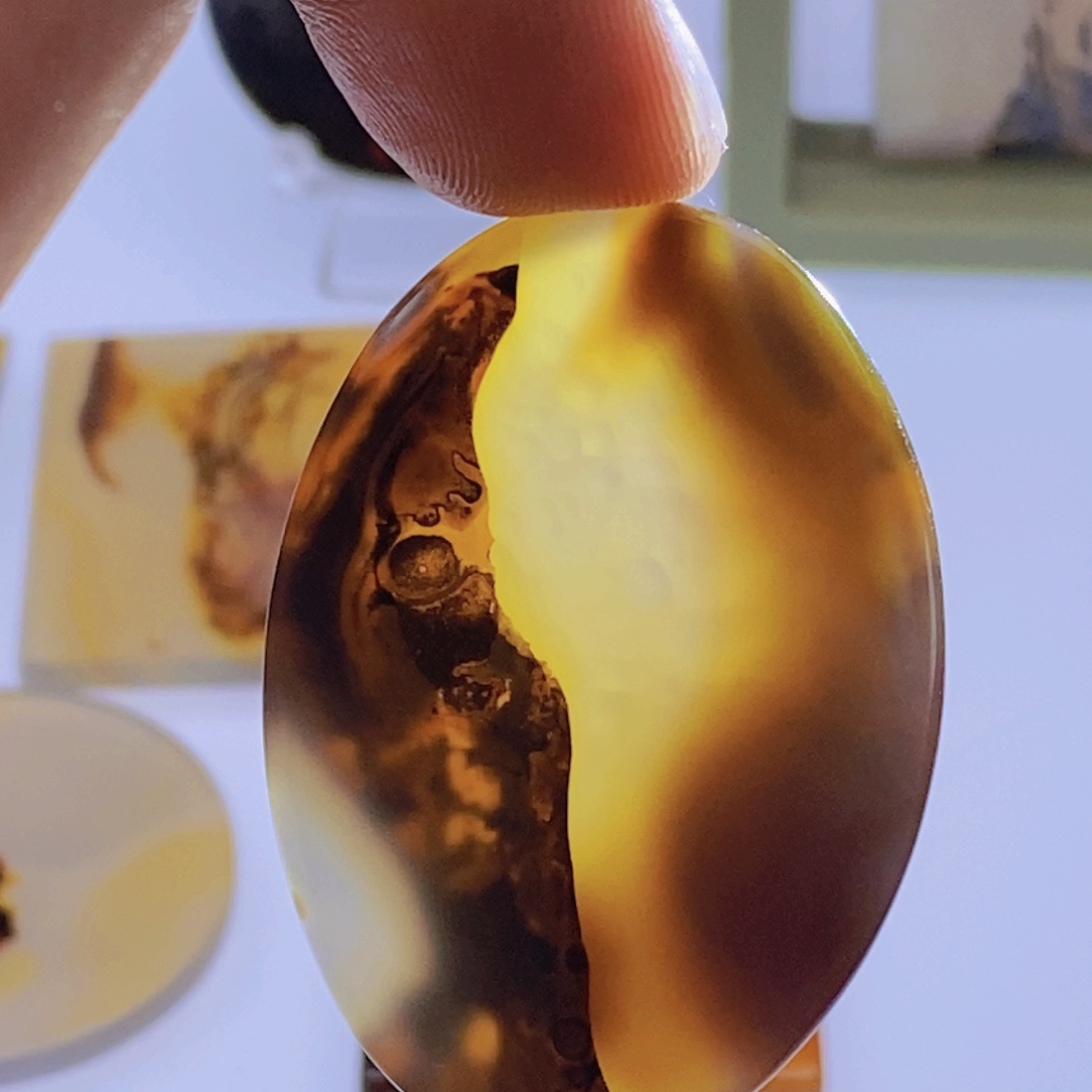 玛瑙/玉髓未镶嵌吊坠(不含链)1016