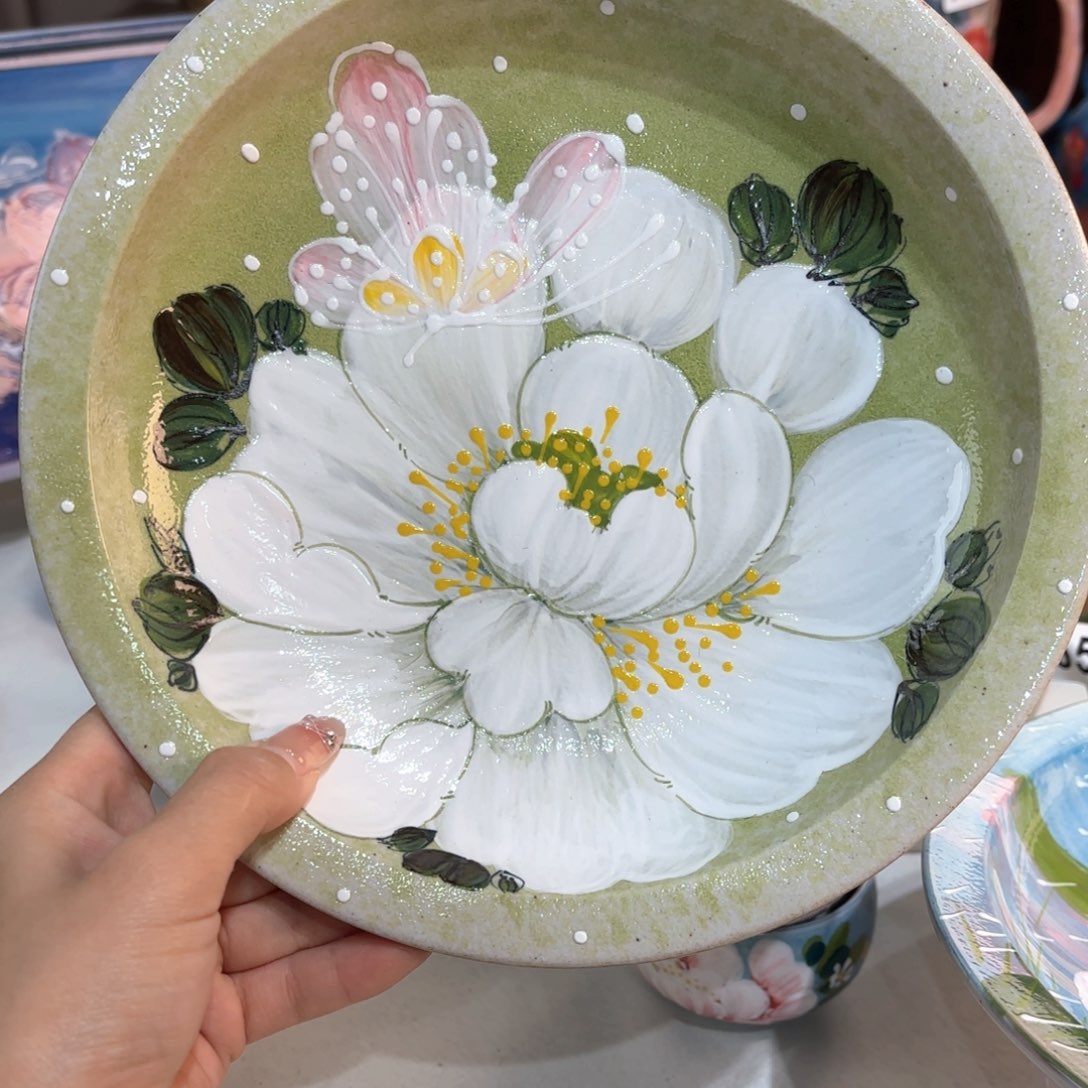 景德镇手绘高温釉下彩陶瓷茶具