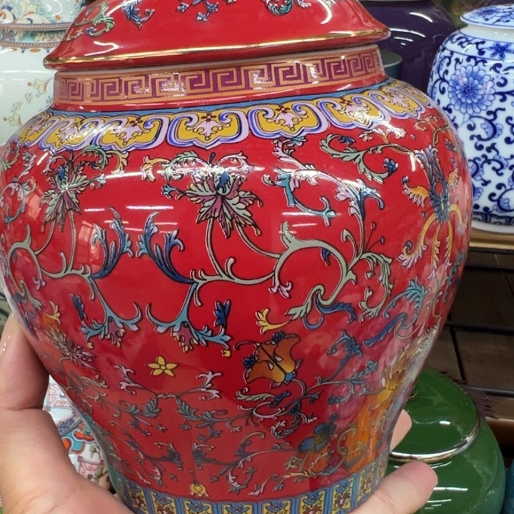 高端陶瓷茶叶罐密封罐