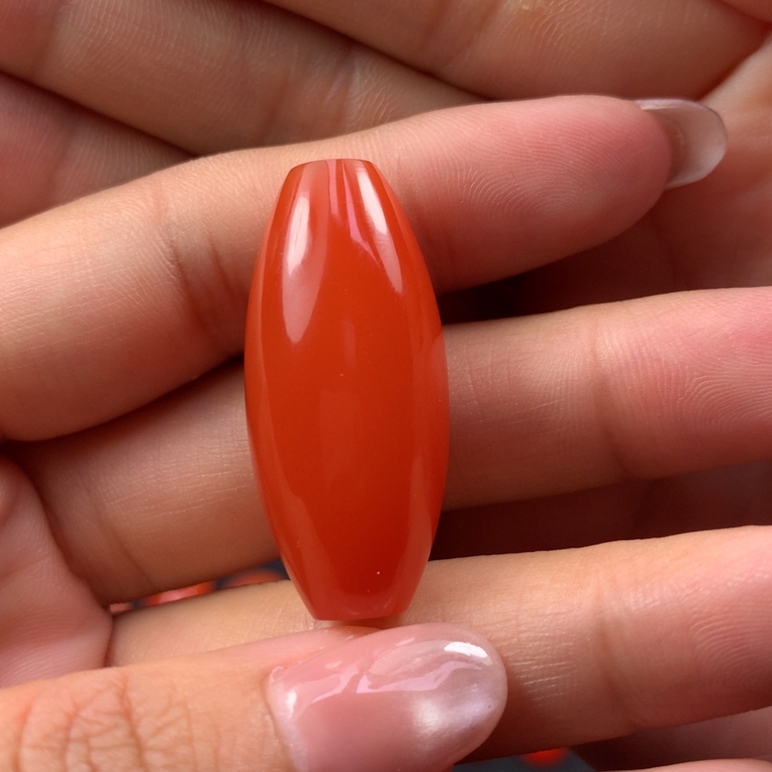 未镶嵌桶珠南红玛瑙