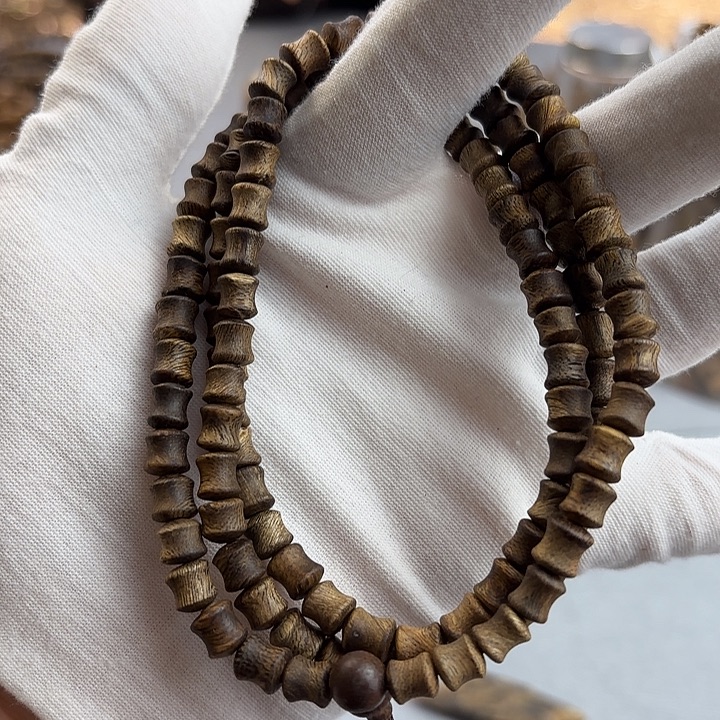 沉香碎屑沉香奇楠沉香竹节珠多圈多样性发一