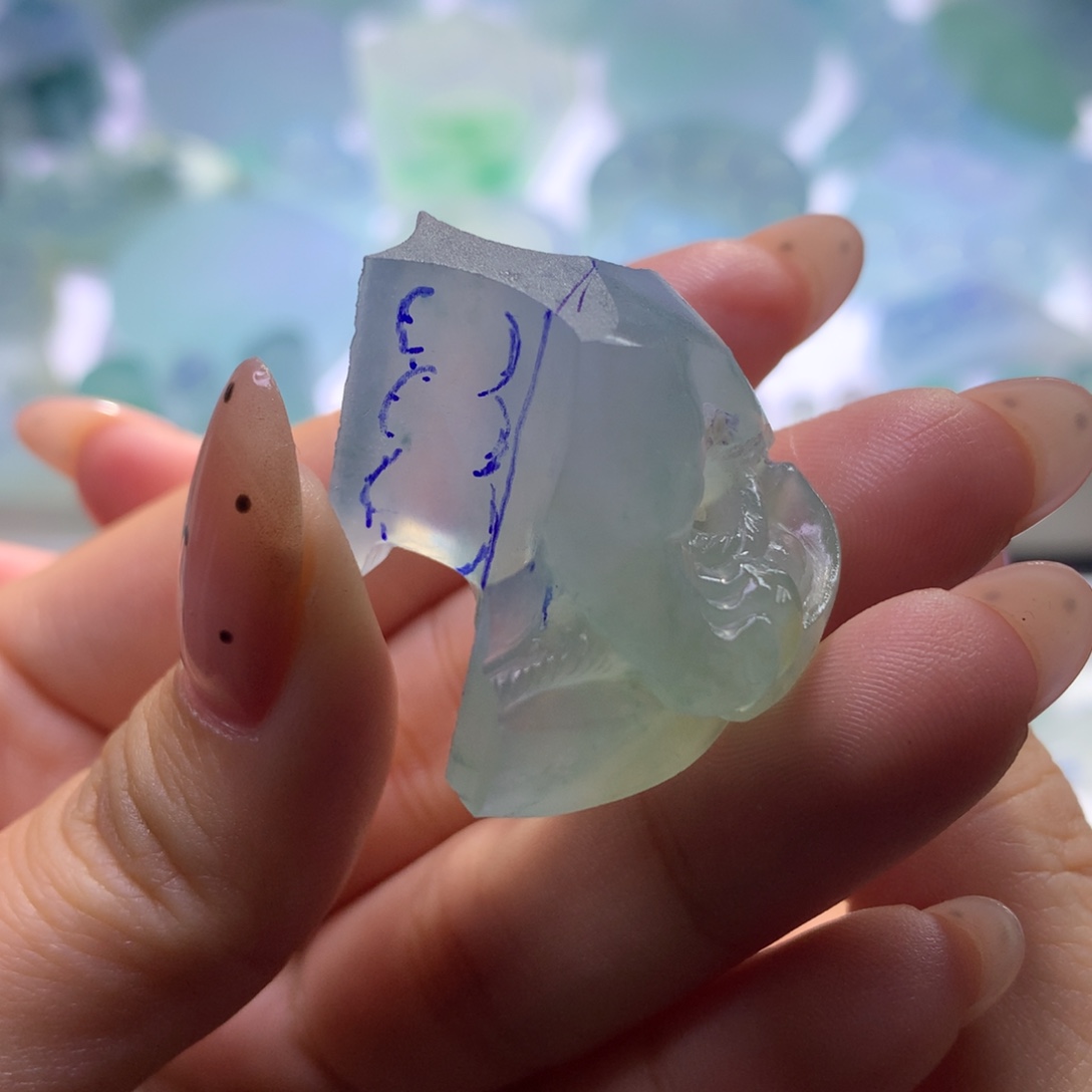 白***飞定制翡翠未镶嵌福利