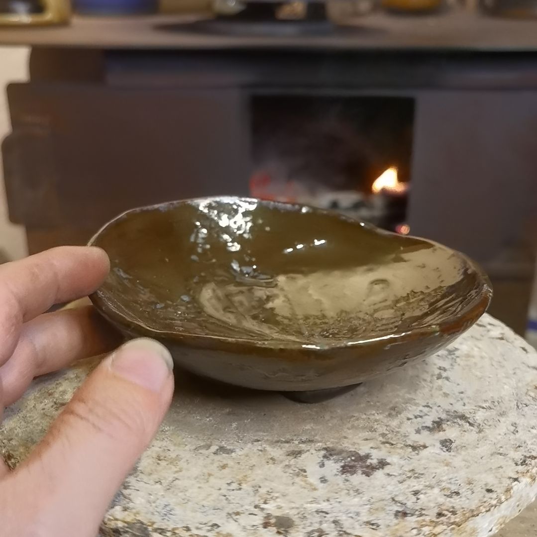 摆件手工高温原矿窑变