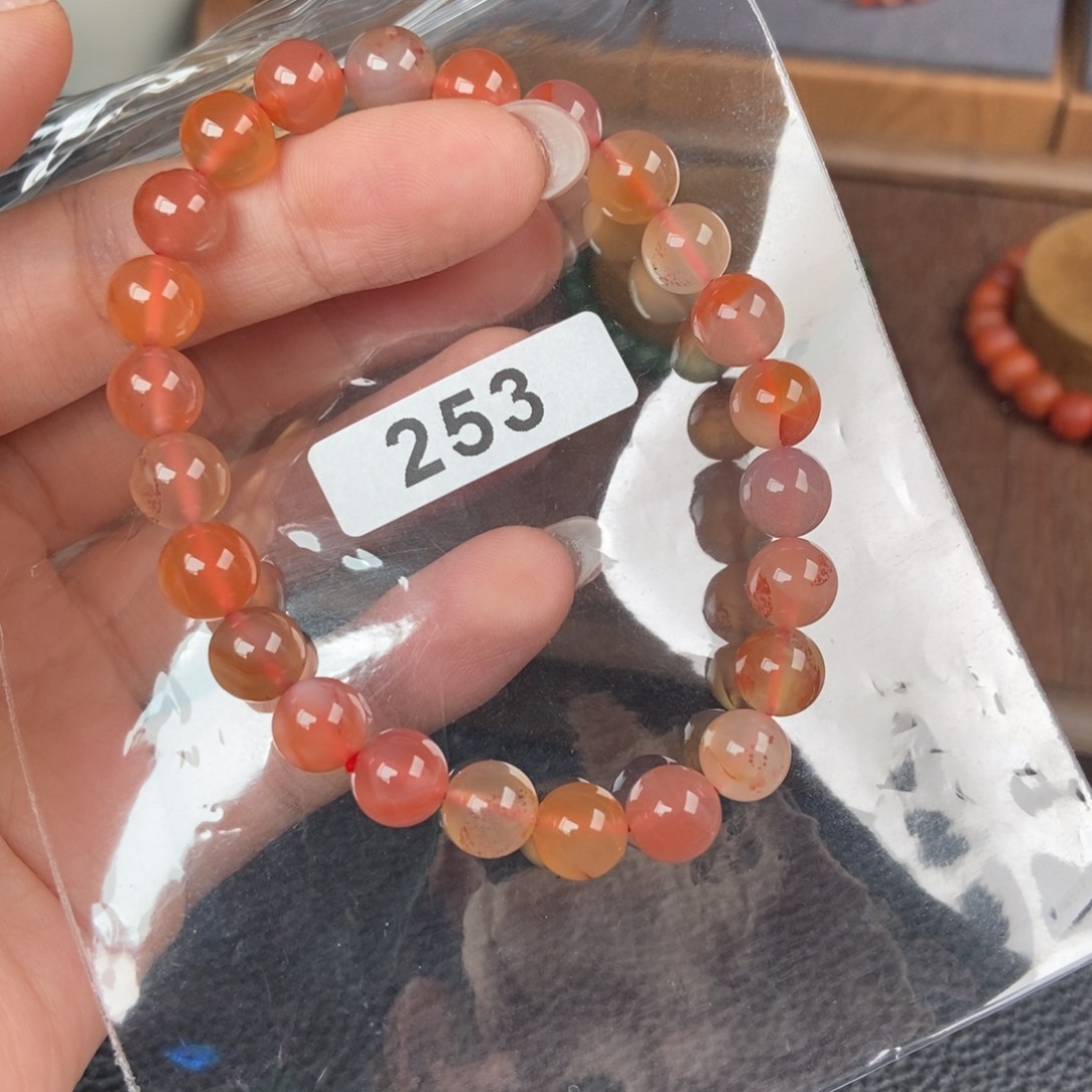 南红玛瑙未镶嵌手链