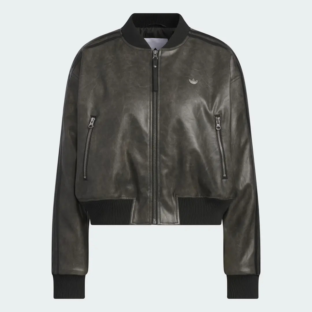 阿迪达斯/adidas 商场同款女士休闲保暖复古运动外套棉服KC2656