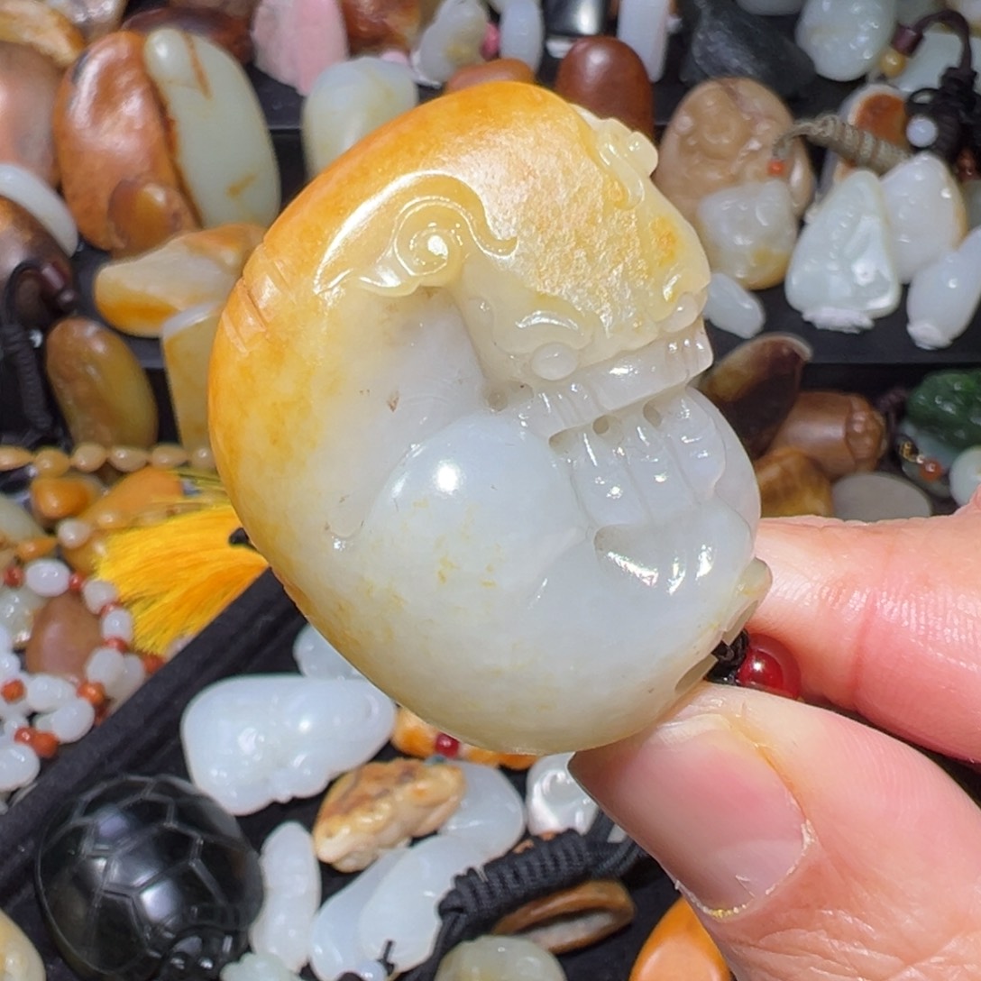 和田玉吊坠(不含链)未镶嵌