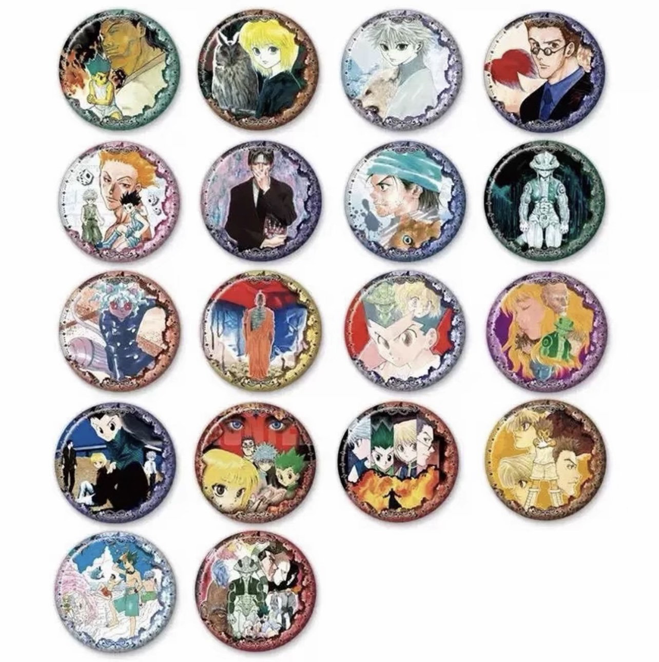 【国现】全职猎人 JS原画吧唧